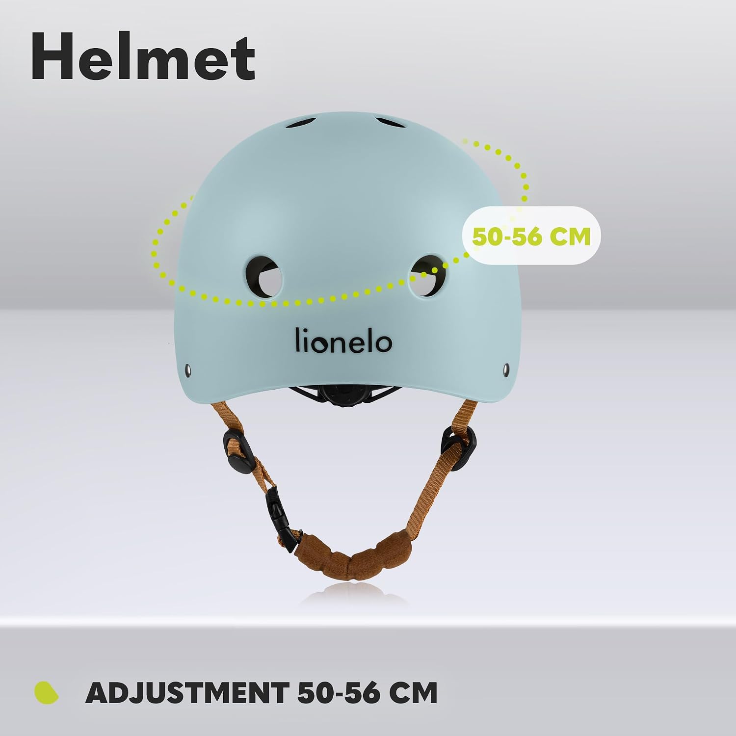 Thumbnail 2 de Lionelo Helmet cykelhjälm för barn, justerbar 50–56 cm med ABS och EPS