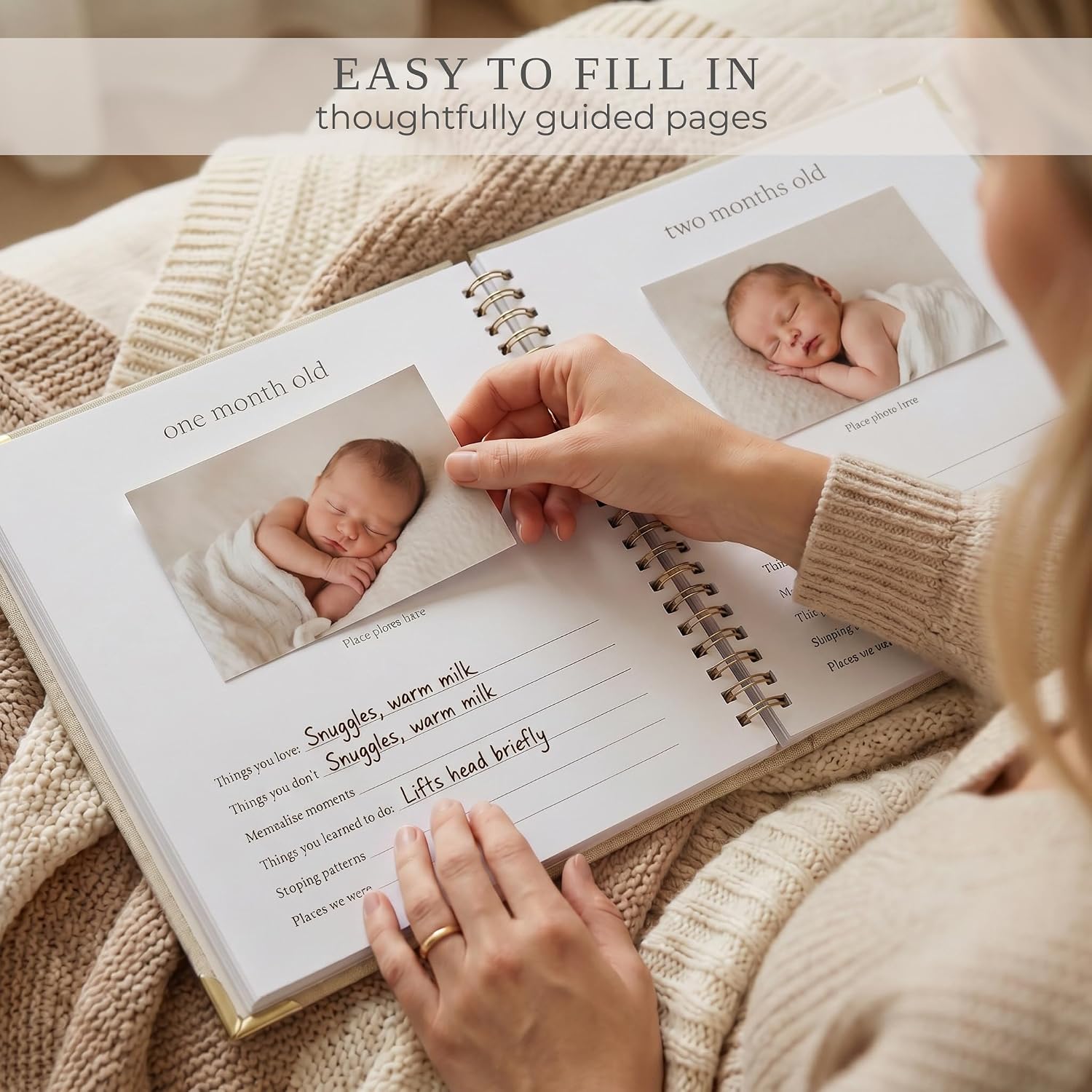 Detalle de Baby Memory Book, 8.66 x 8.66-Inch