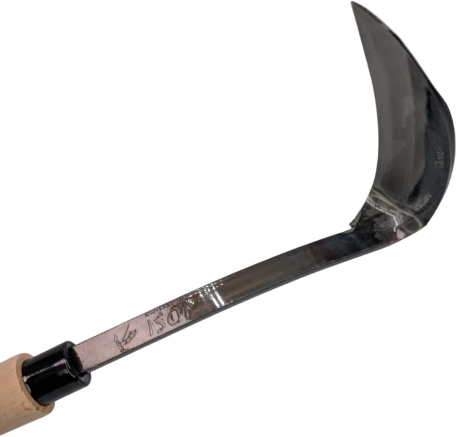 Detalle 1 de Nejiri Kama Weeding Sickle, High-Carbon Steel Blade