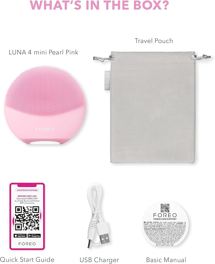 Thumbnail 6 de FOREO LUNA 4 mini cepillo facial Pearl Pink