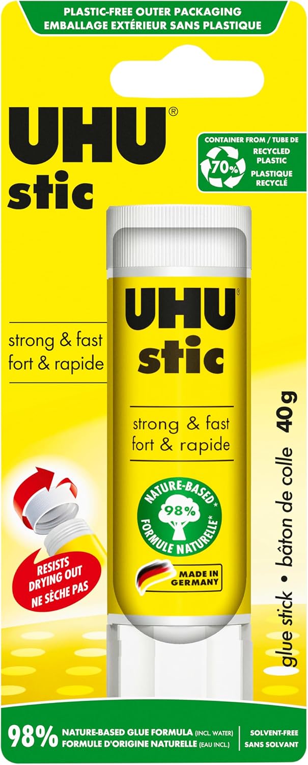 Thumbnail 6 de UHU Stic – Bâton de Colle Sans Solvants | 98% d’origine naturelle