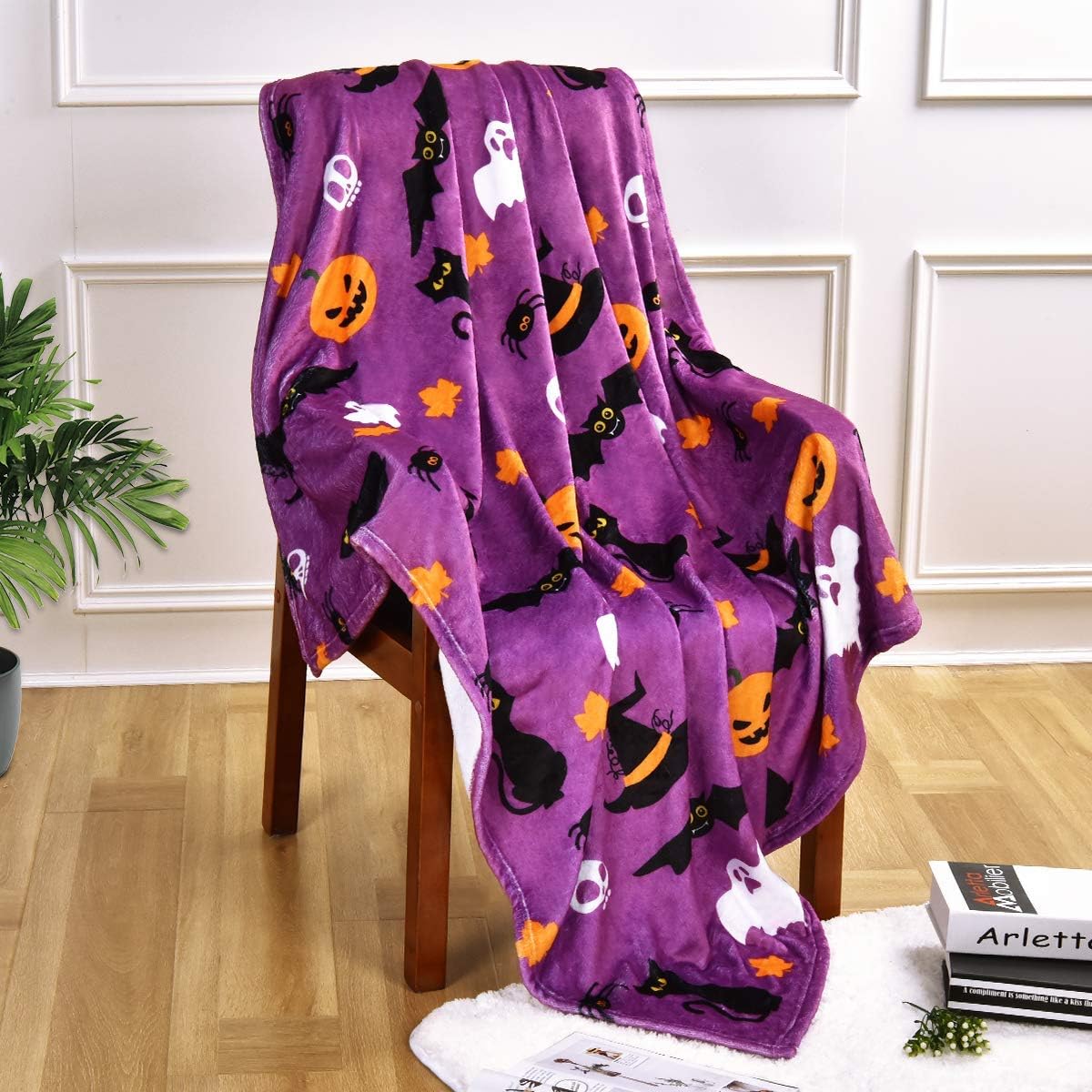 Detalle de JOOCAR Flannel Throw Blanket 125 x 100cm