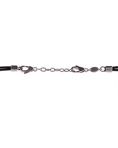 Thumbnail 2 de Fossil JF85832040 Collar de Cuero Negro Vintage para Hombre 🖤