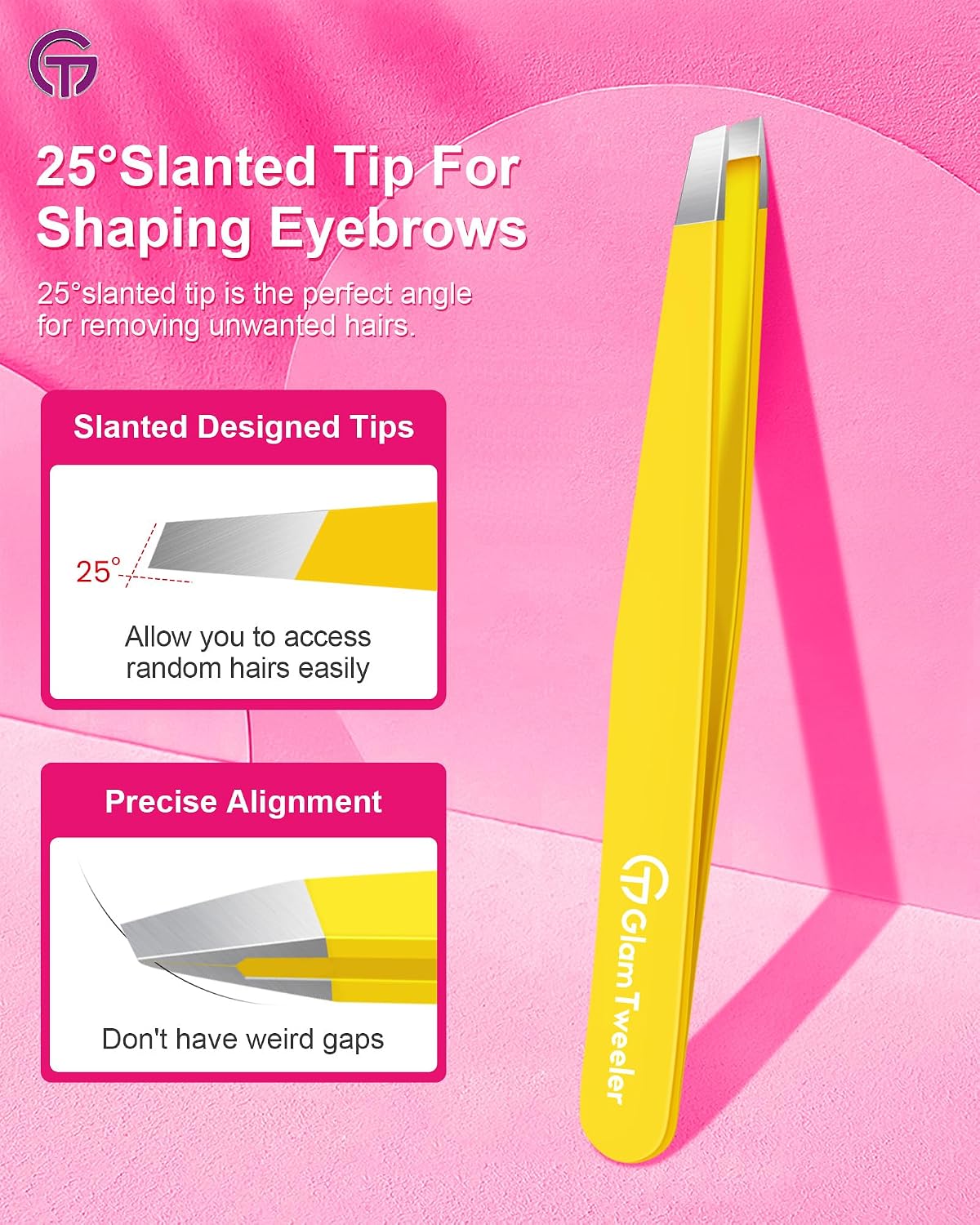 Thumbnail 2 de GlamTweeler Expert Eyebrow Tweezers