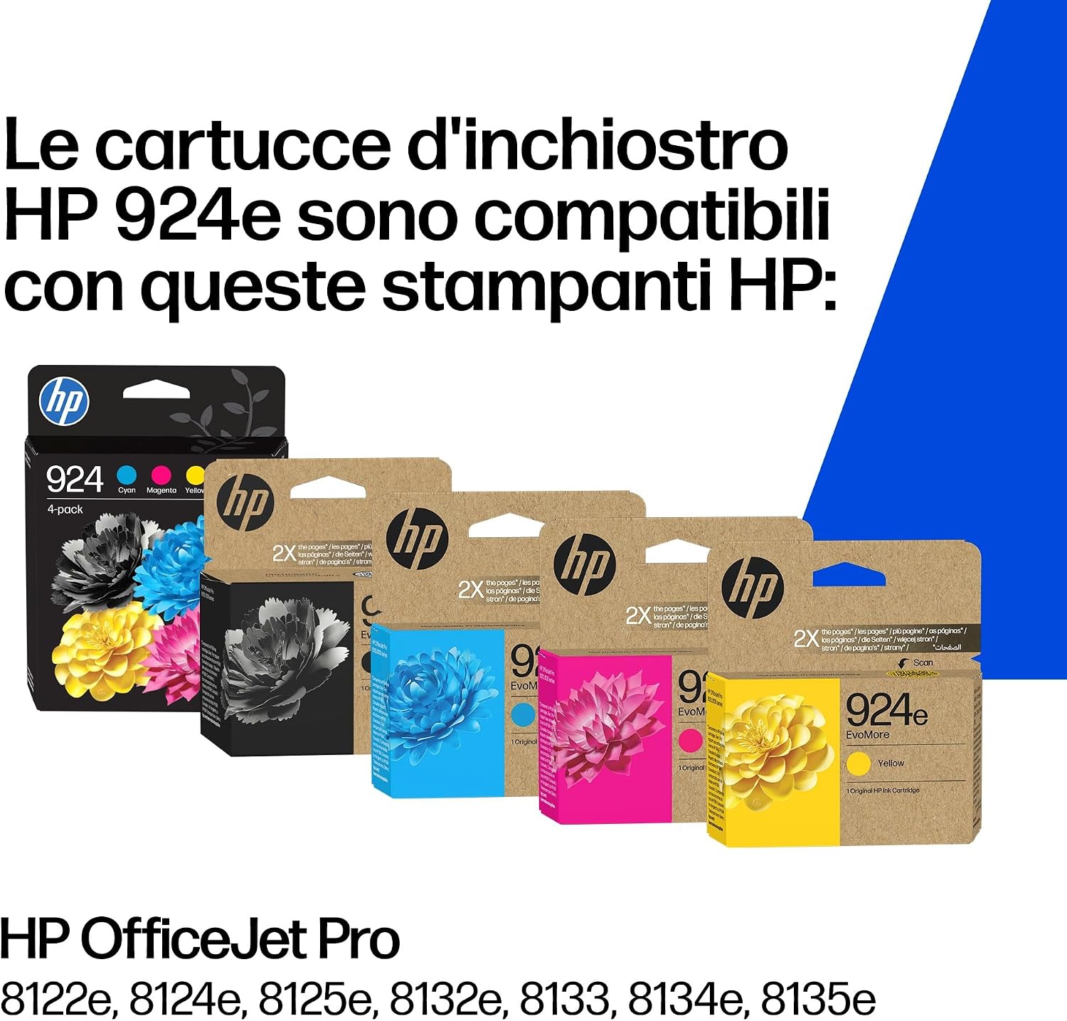 Thumbnail 1 de HP 924e EvoMore Yellow Original ink cartridge