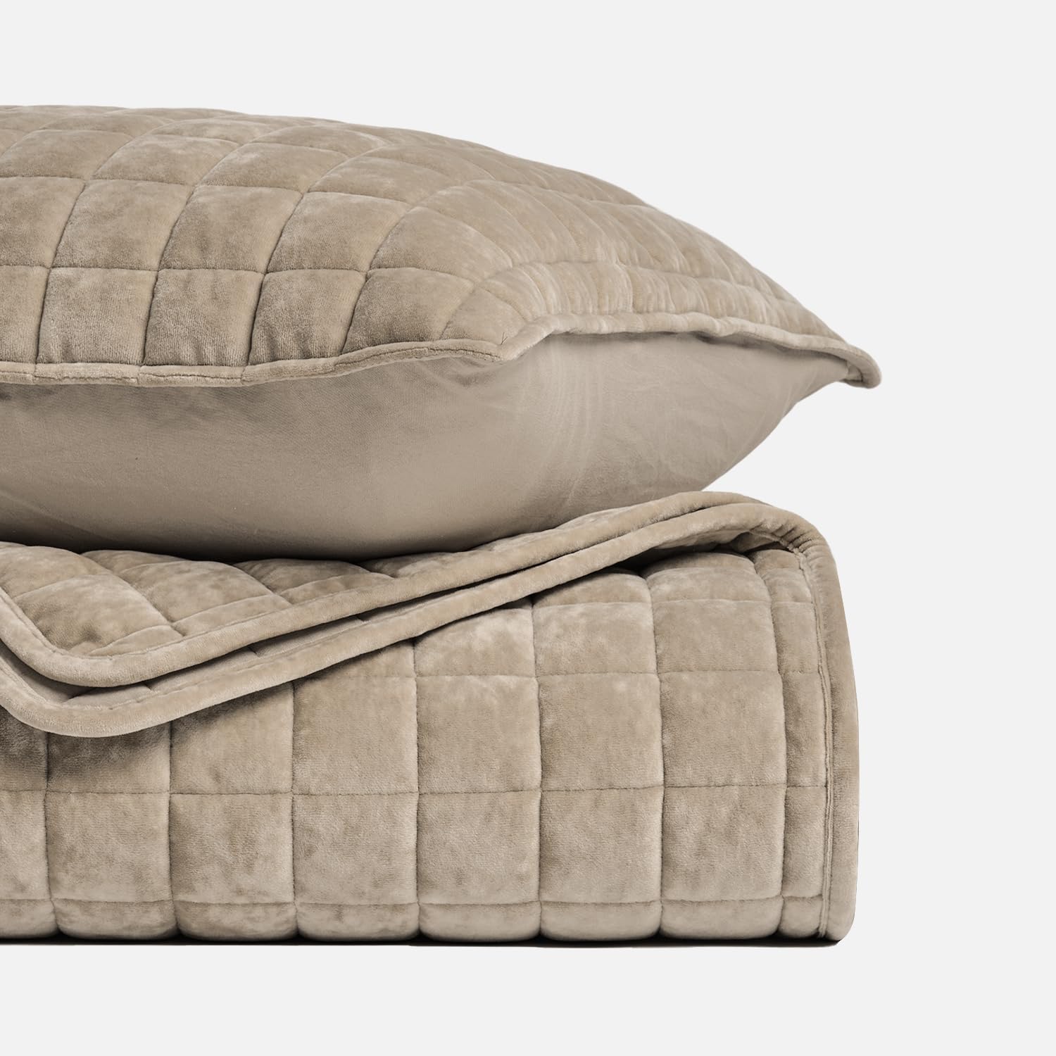 Thumbnail 4 de RECYCO Luxury Velvet Quilt Set King