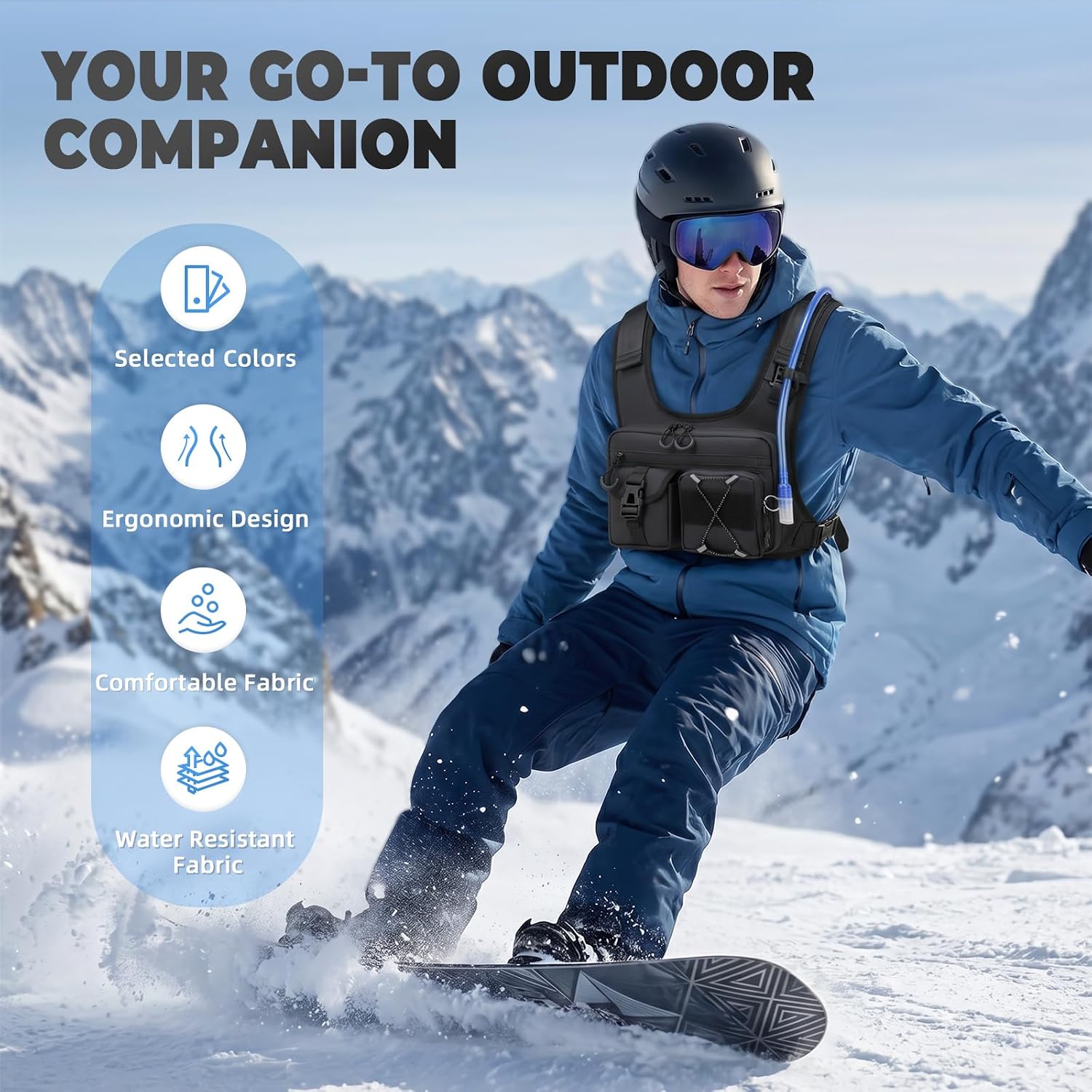 Thumbnail 3 de Criuage Hydration Vest with 2.0L Bladder