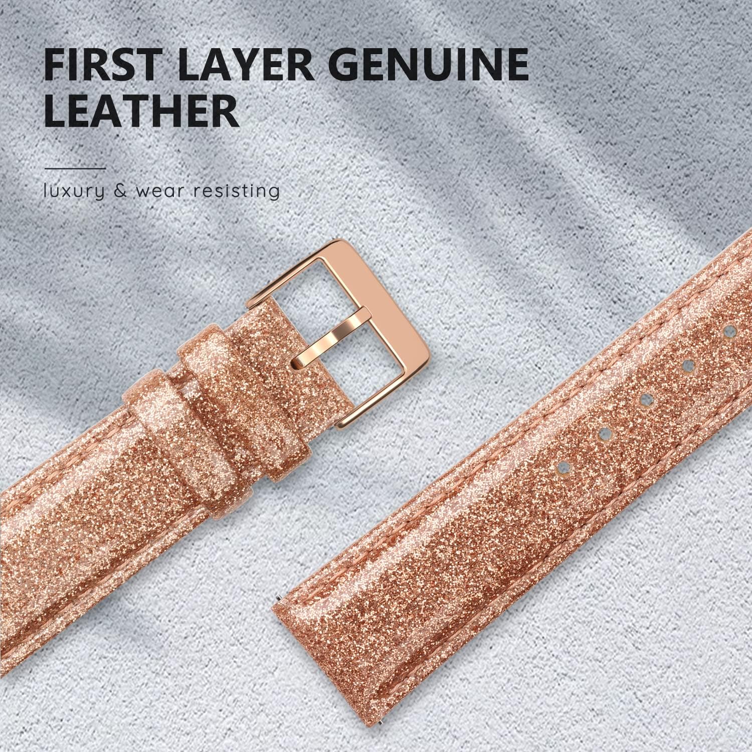 Thumbnail 3 de Tuocal Genuine Leather Strap for Galaxy Watch 43/47mm
