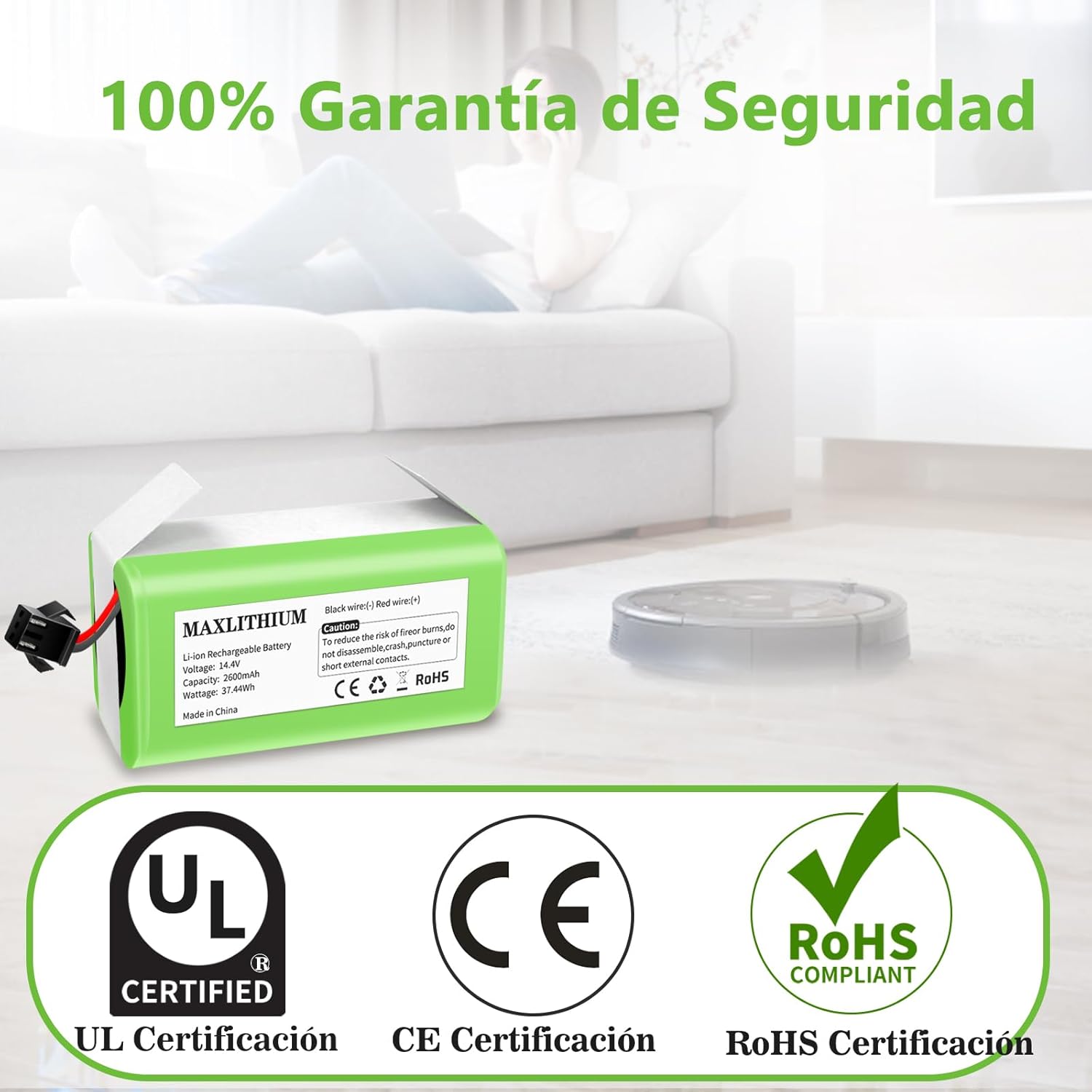 Thumbnail 2 de Batería 14.4V 2600mAh para Conga y Robovac