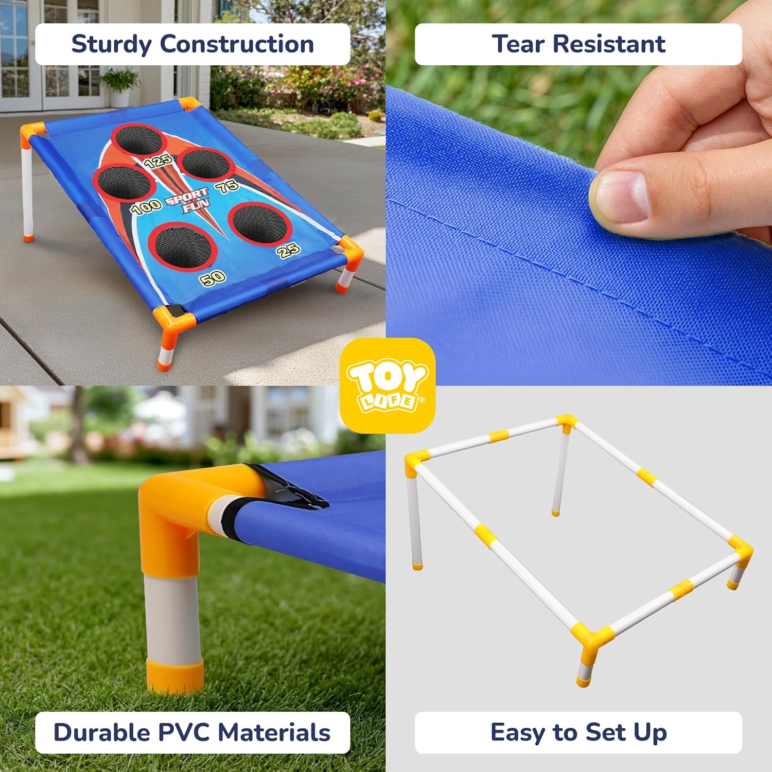 Thumbnail 2 de TOY Life Bean Bag Toss Carnival Games Cornhole Set for Kids (Ages 4–8)