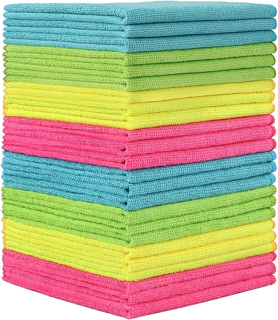 HOMEXCEL microfibre cleaning cloths 30 x 30 cm