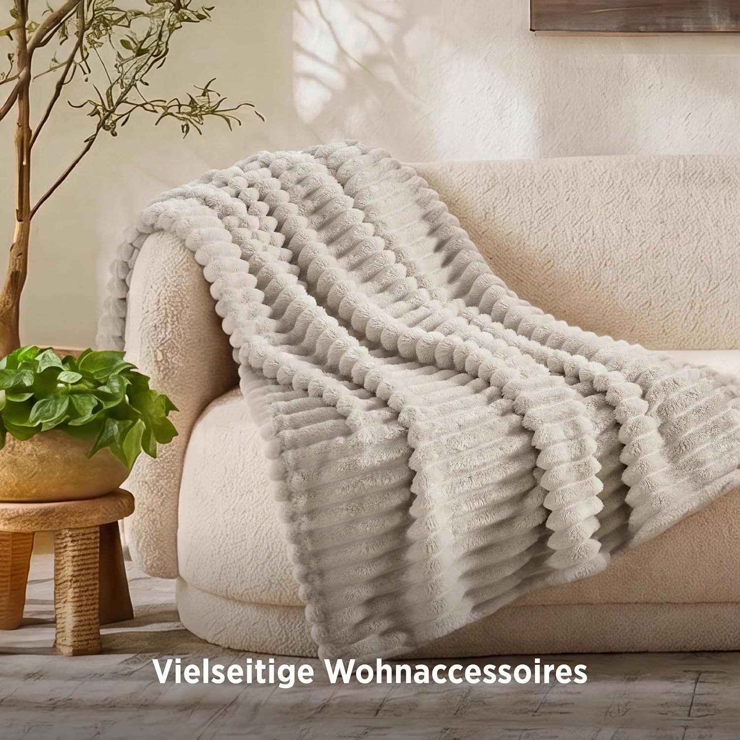 Detalle 2 de BEDSURE Kuscheldecke 150 x 200 cm 🛋