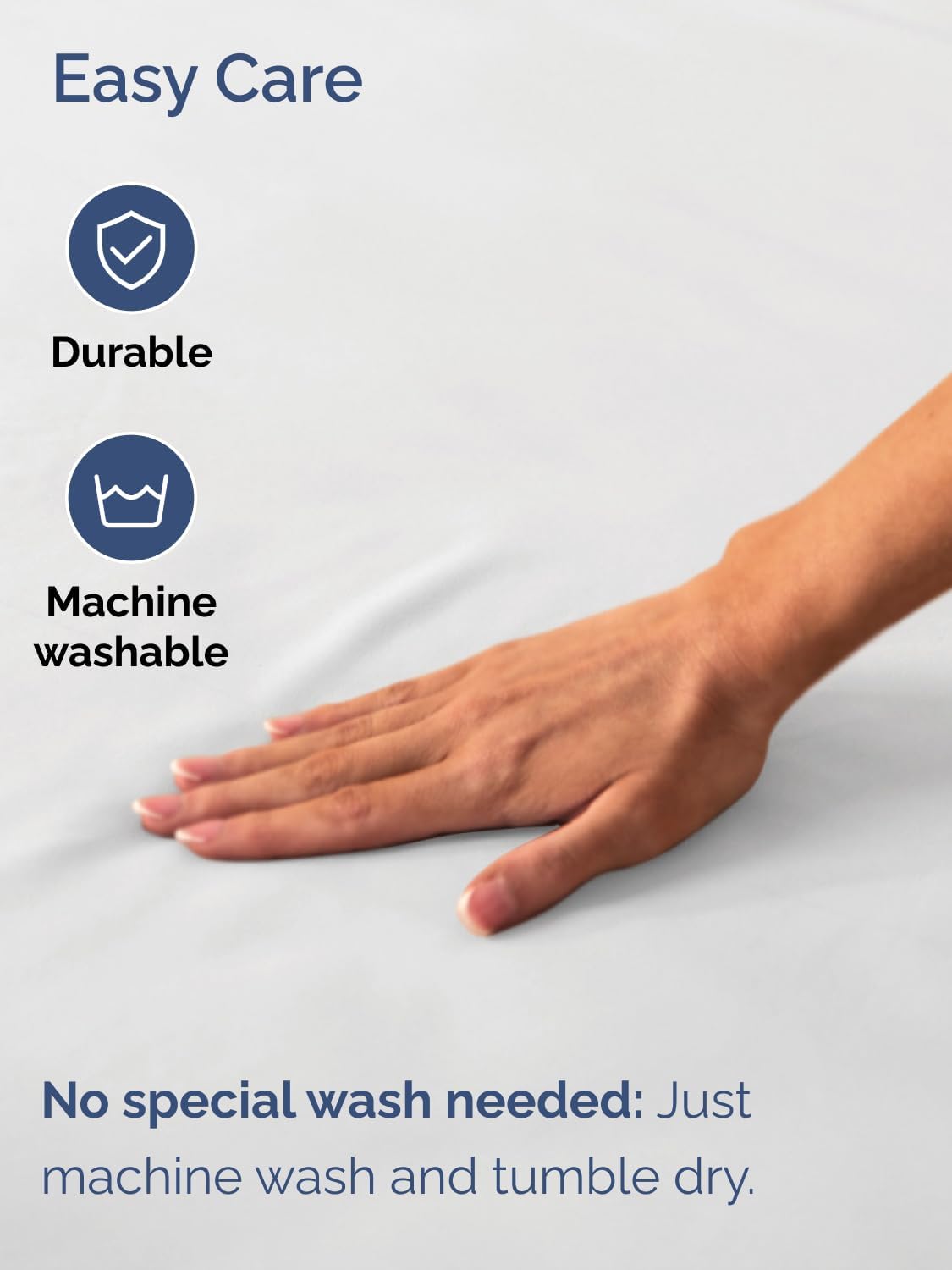 Thumbnail 4 de CGK Unlimited Extra Deep Twin XL Fitted Sheet (Hotel Luxury) – White – Ultra-Soft Microfiber with Extra-Deep Pockets