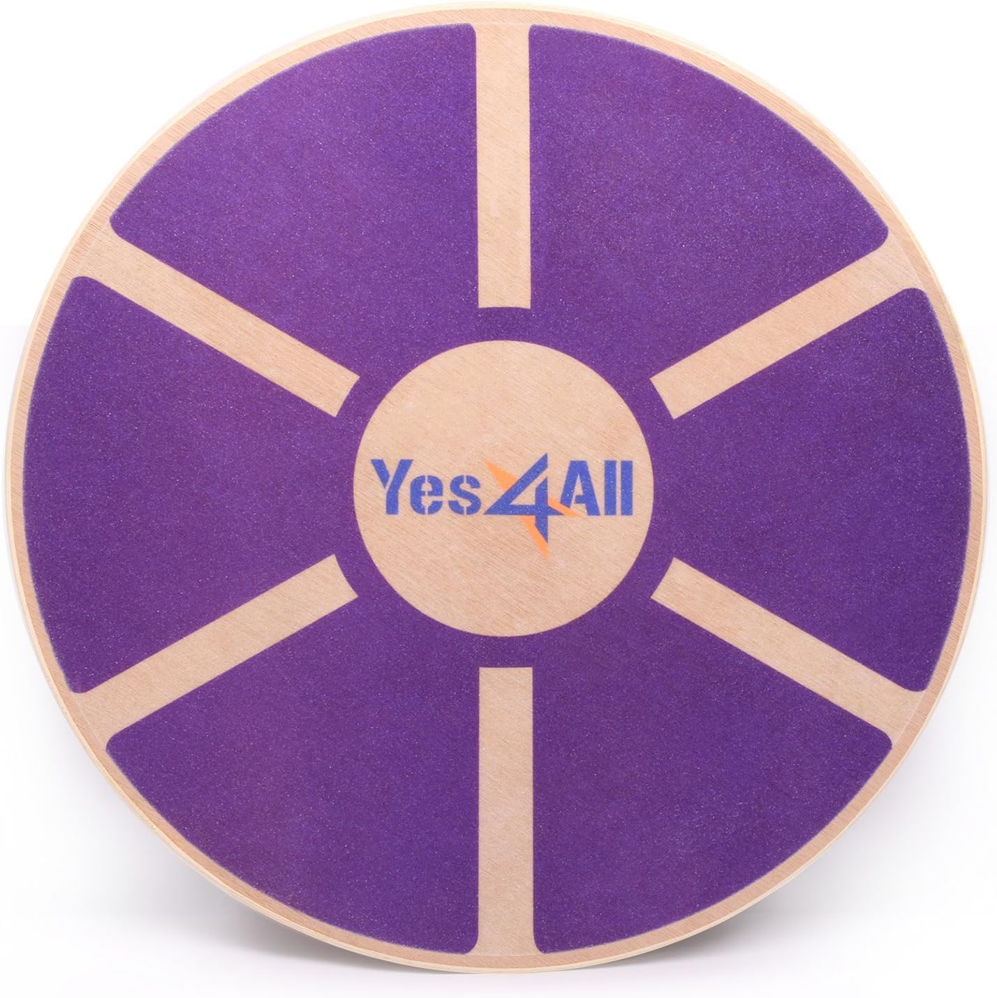 Detalle de Yes4All Tavola d'equilibrio oscillante in Legno – Balance Board per stabilità, fitness e standing desk