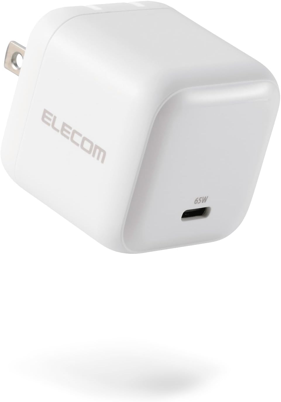 Detalle de エレコム EC-AC12465WH 65W USB Type-C充電器 PD・PPS対応 スイング式プラグ