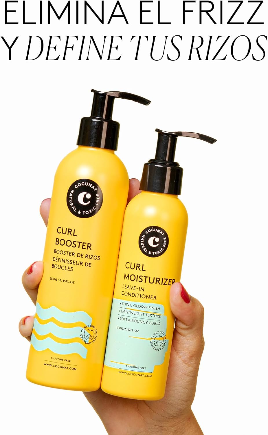 Detalle 2 de COCUNAT Método curly Rizos Perfectos 250ml+150ml