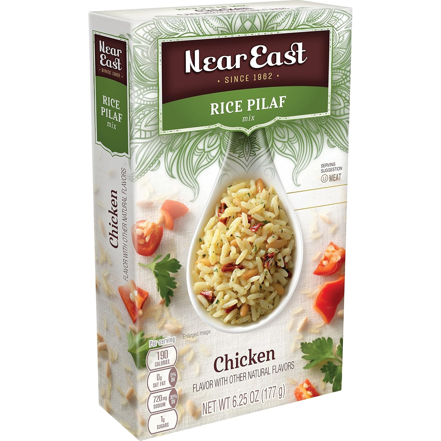 Thumbnail 6 de Near East 10072251001256 Chicken Rice Pilaf Mix, 6.25 oz, 12-Pack