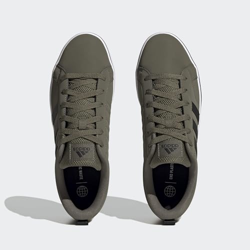 Detalle de Adidas Hombre Vs Pace 2.0 Shoes – Olive Strata/Core Black/Cloud White, talla 47 1/3 EU