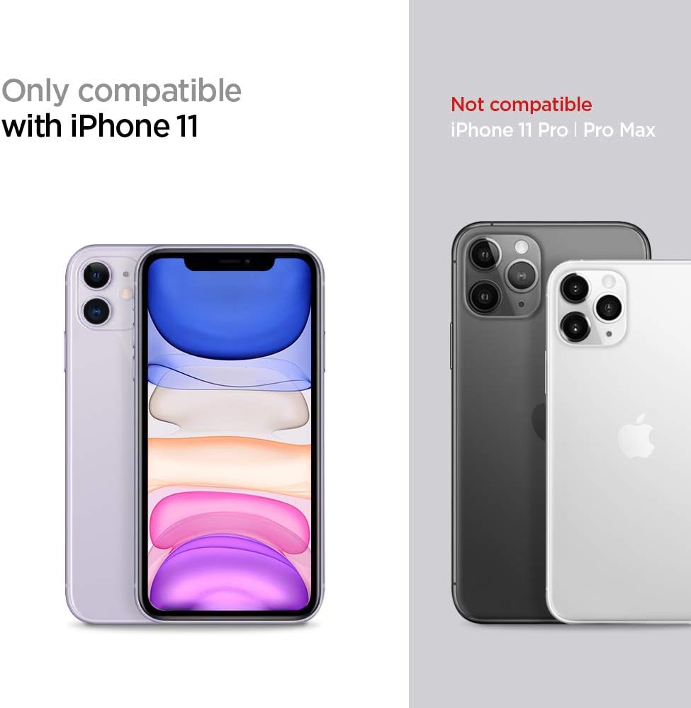 Detalle 2 de Spigen Liquid Air pour iPhone 11 – coque noire mate en polyuréthane thermoplastique