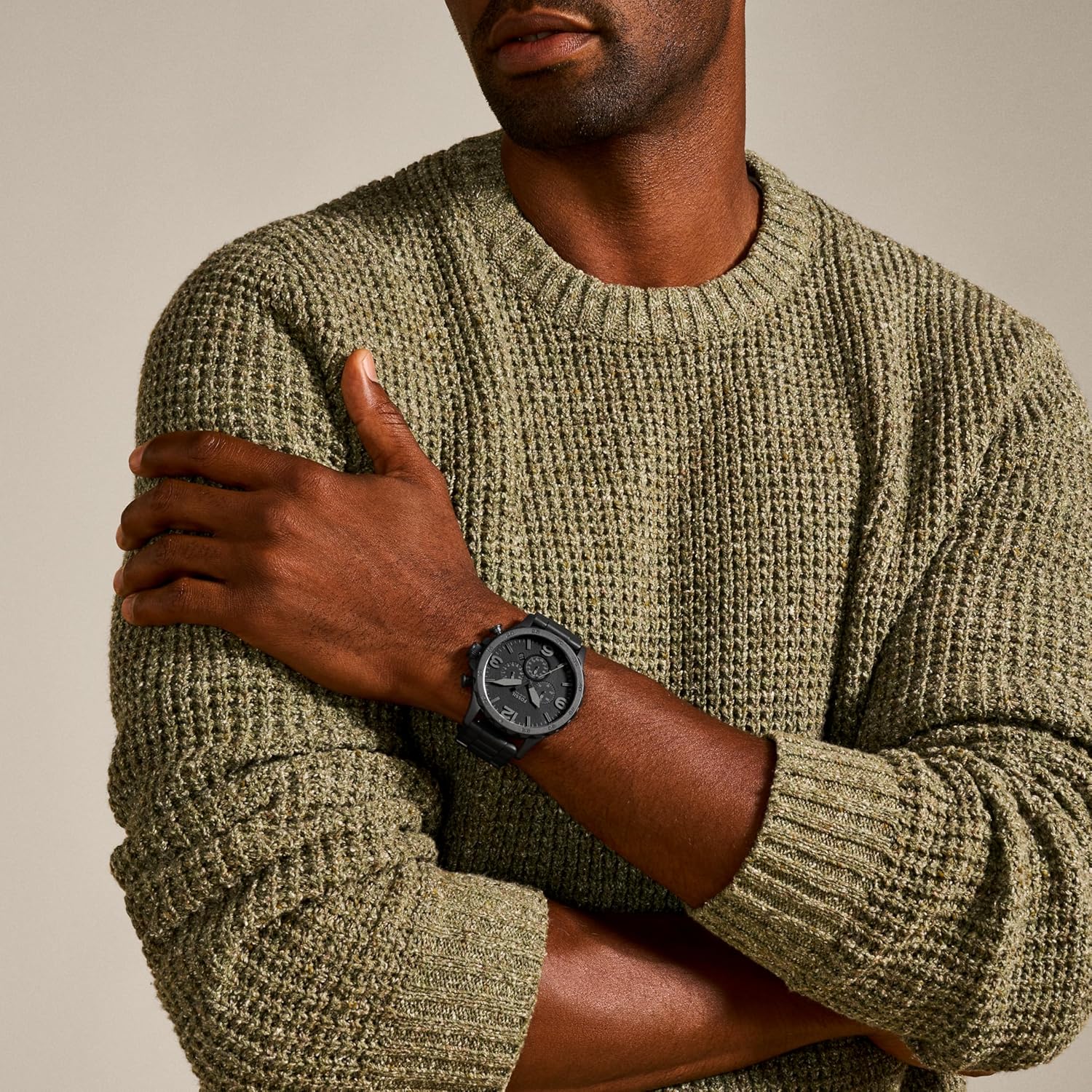 Thumbnail 4 de FOSSIL Homme Ceinture en Cuir à Boucle Marron