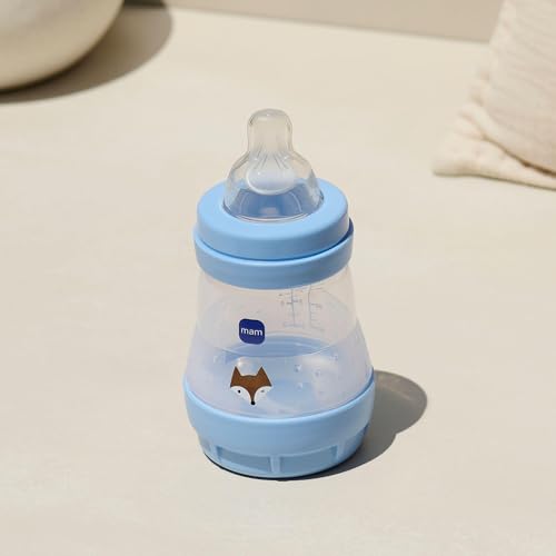 Detalle 2 de MAM Lot de 2 Biberons Easy Start Anti-Colique 160 ml – Océan + Nature