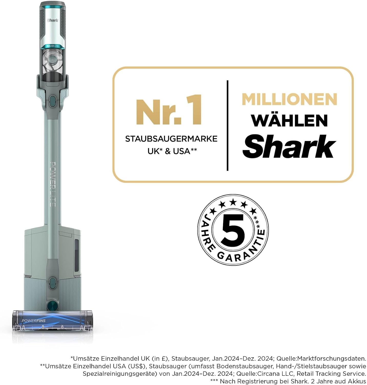 Detalle de Shark PowerLite Clean & Empty Pet BU3623EUT – Kabelloser Akku-Staubsauger mit automatischer Entleerung