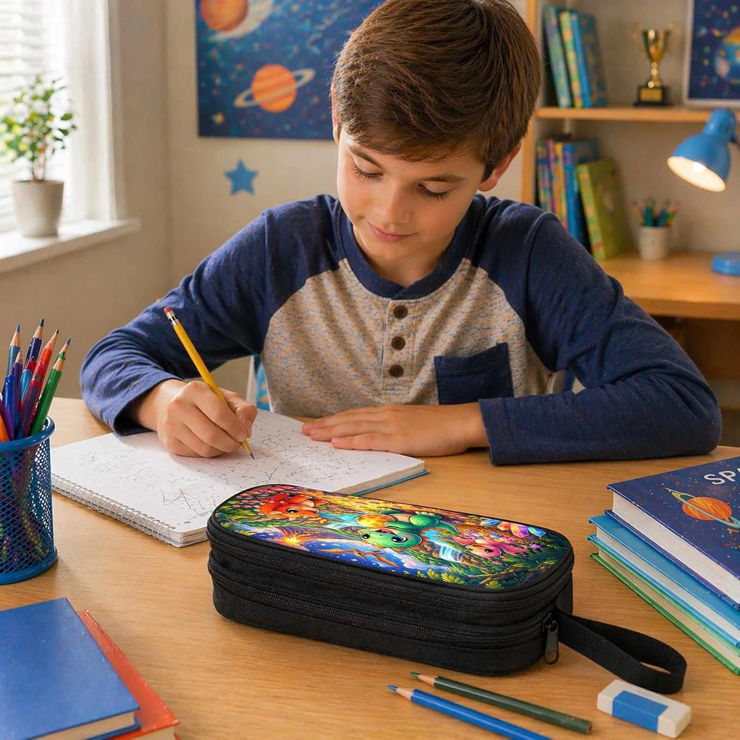Detalle de QruKinx Kids Pencil Case, Polyester
