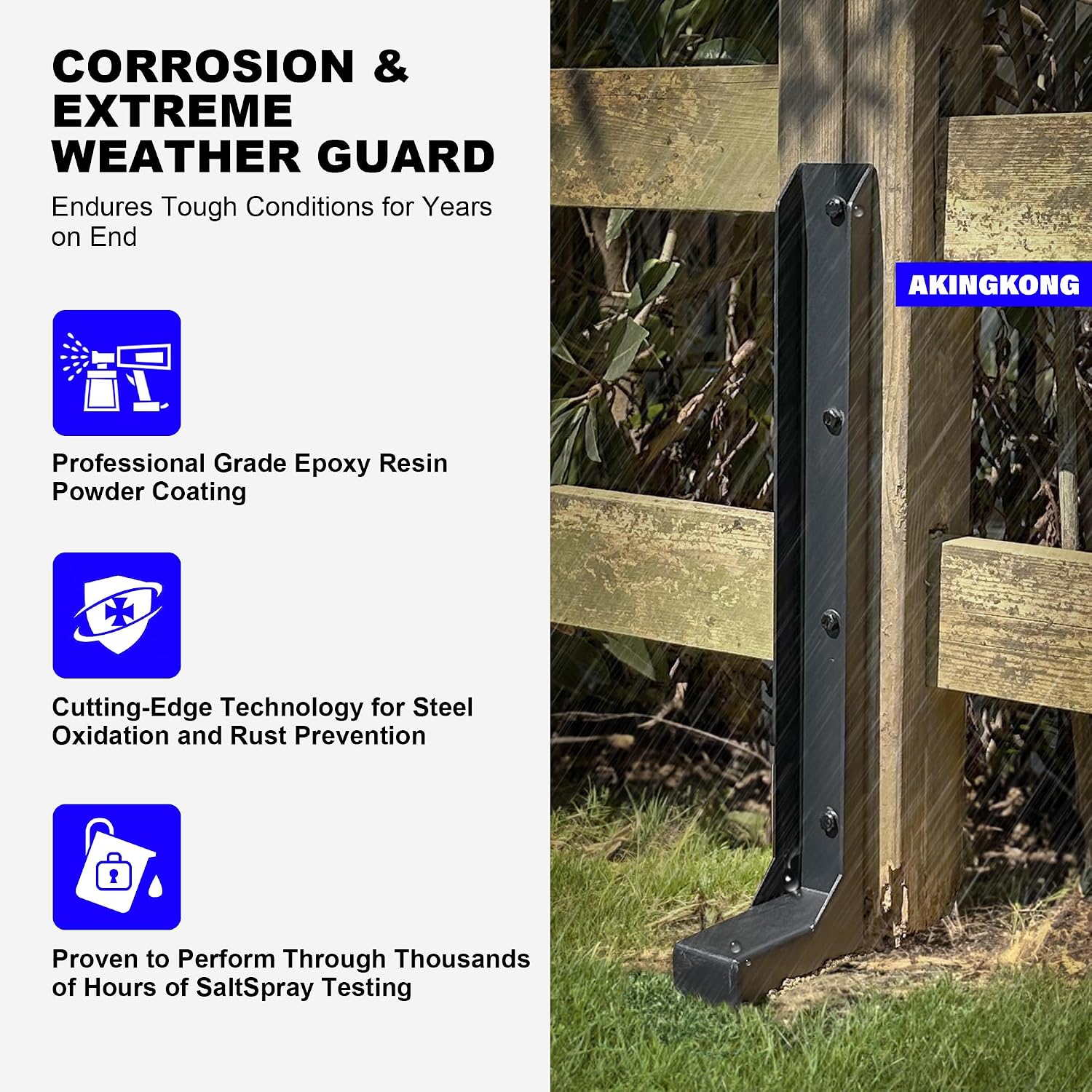 Detalle de akingkong fence post repair kit 11-gauge