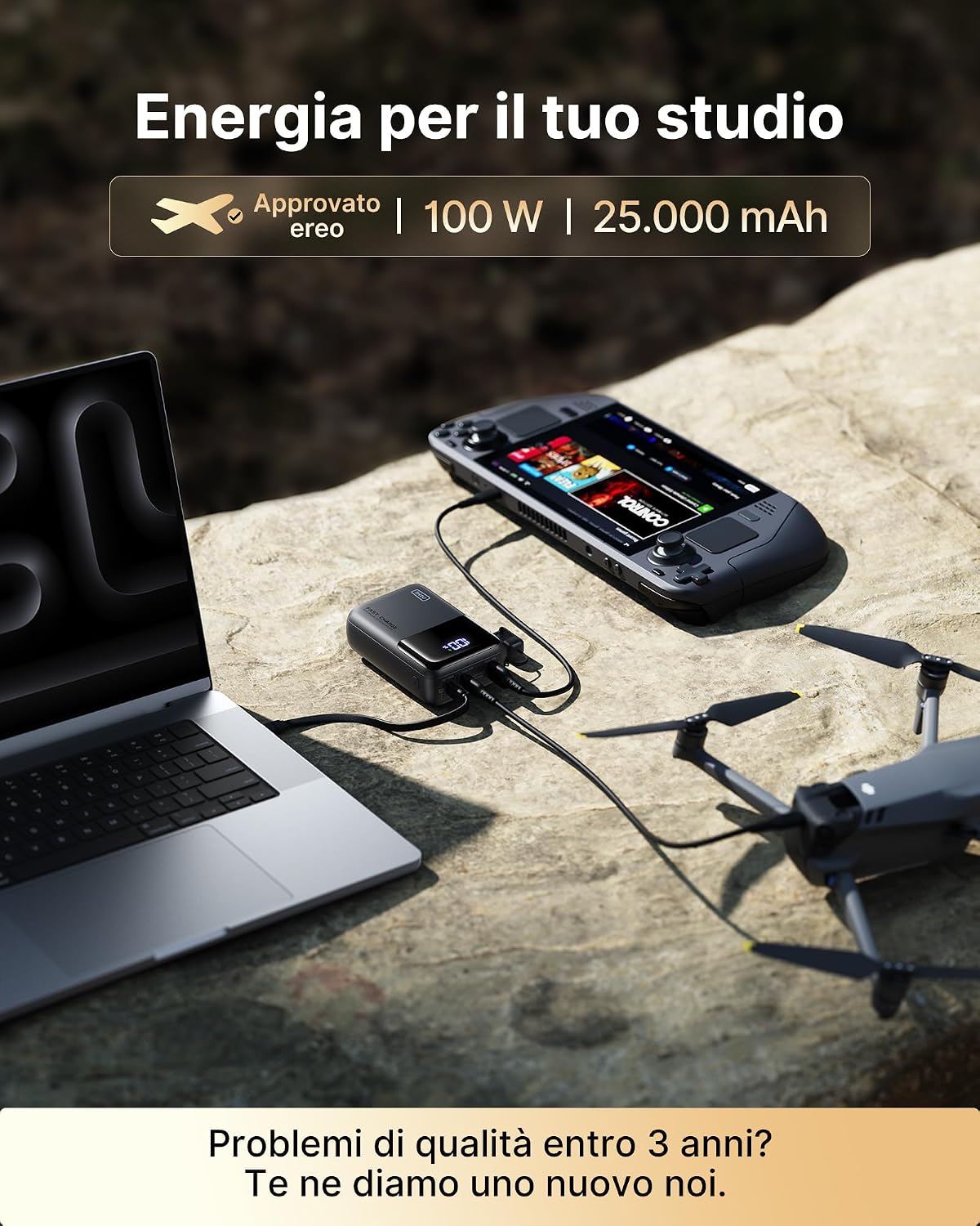 Thumbnail 1 de INIU Piccolo 100W PD3.0 25000mAh Power Bank