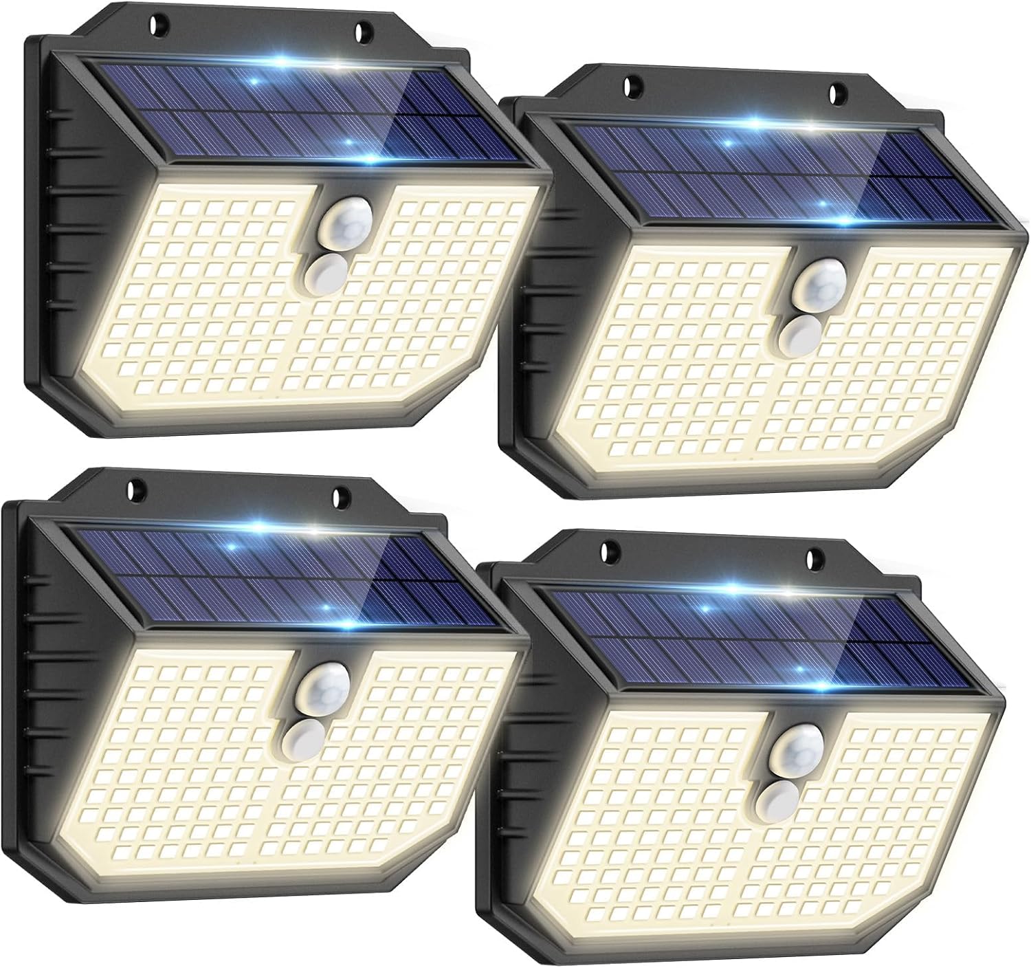 Detalle de nipify 4‑Pack Solar Security Lights