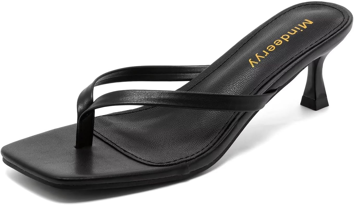 Detalle de Mindeeryy Thong Sandals 2.4-Inch Heel