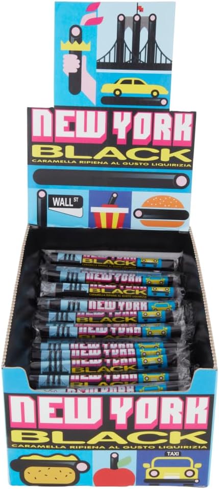 Detalle 2 de Gelco New York Black 150 caramelle 🍬