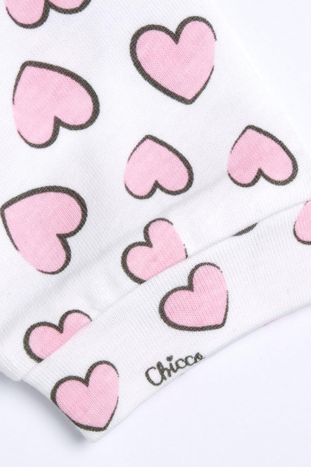 Detalle de Chicco Set Tutine Neonato e Neonata (3 pezzi) con Piedino in Morbido Cotone - 0–24 mesi