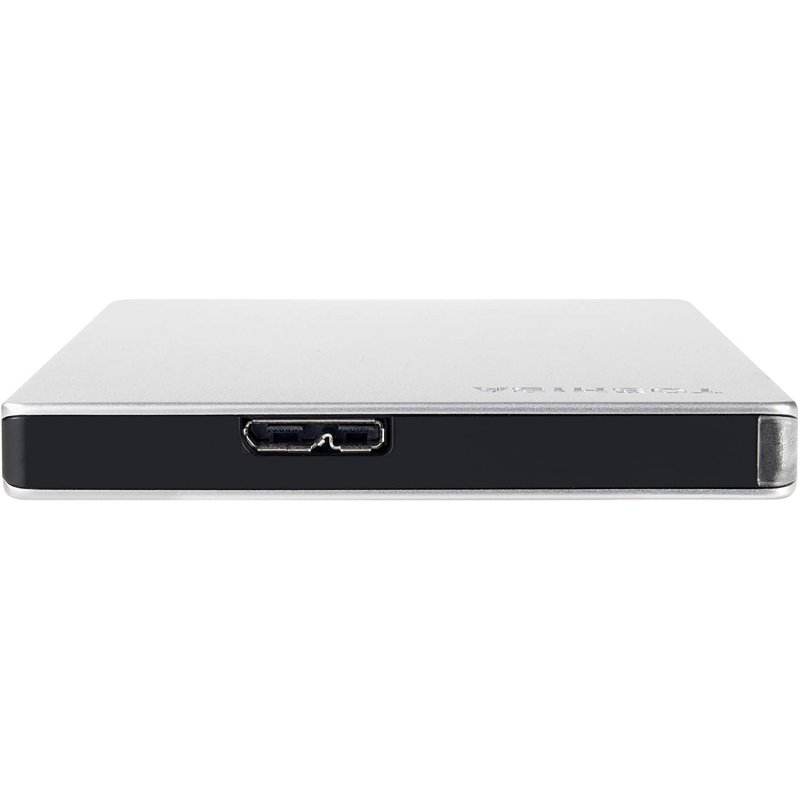 Detalle 2 de Toshiba Canvio Slim 2TB USB 3.2 Gen 1, plata: disco duro externo compacto para tu movilidad