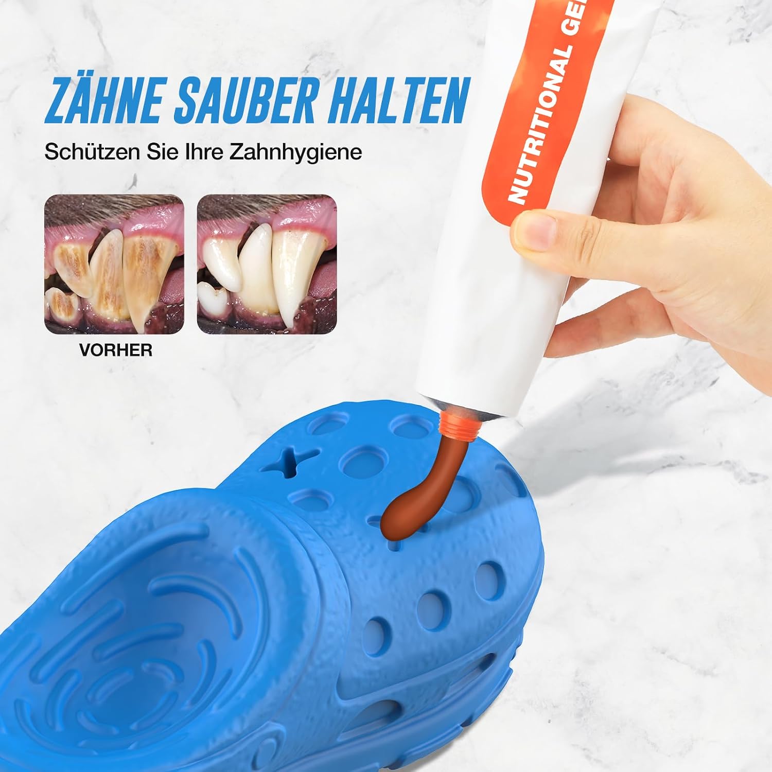 Detalle de RUXAN Hundespielzeug – Unzerstörbares Kauspielzeug für Große Rassen & Welpen (Interaktives 3-in-1 Snack-Verteiler)