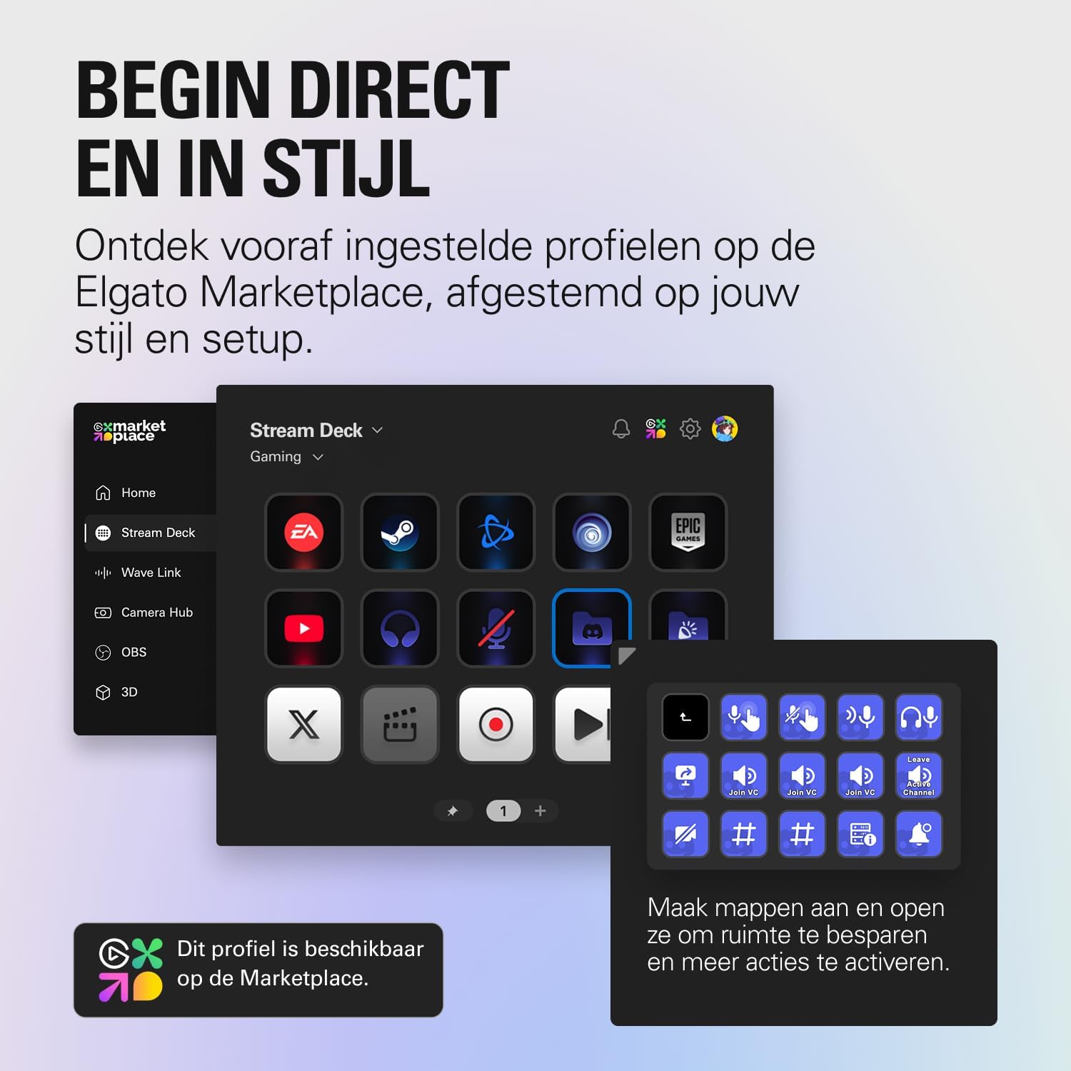 Thumbnail 5 de Elgato Stream Deck Scissor Keys workflowcontroller met programmeerbare toetsen en USB-C
