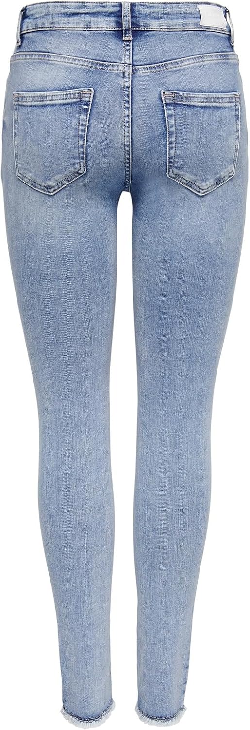 Thumbnail 3 de ONLY Skinny Fit Jeans ONLBLUSH a vita media: jeans skinny leggeri per l’uso quotidiano