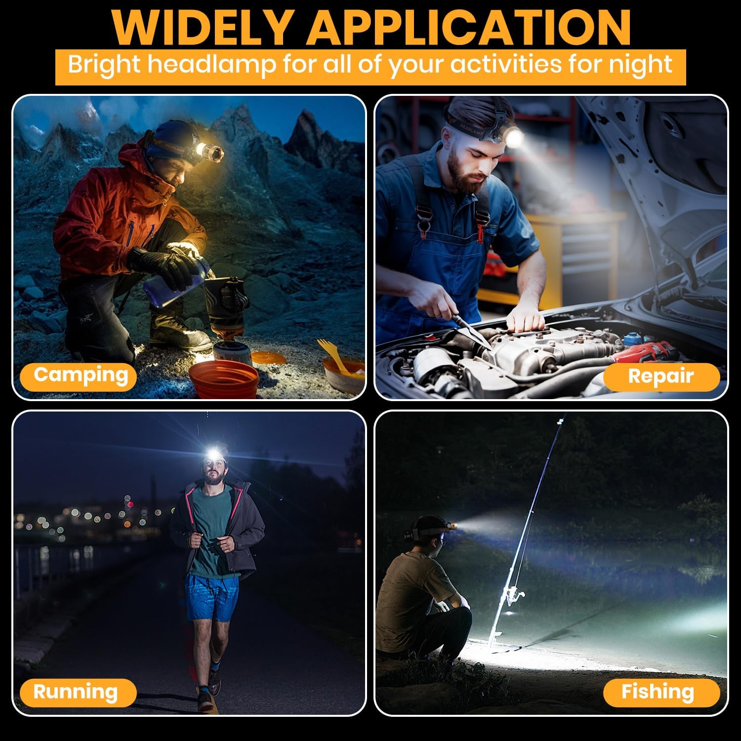 Thumbnail 6 de LEKIA Linterna frontal recargable 100000LM 9000mAh IPX67 🔦