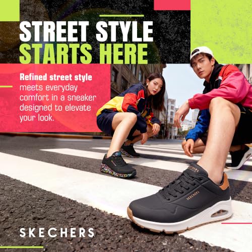 Detalle de Skechers Uno Suited on AirSneaker pour Homme – Durabuck marron/Noir, 43 EU