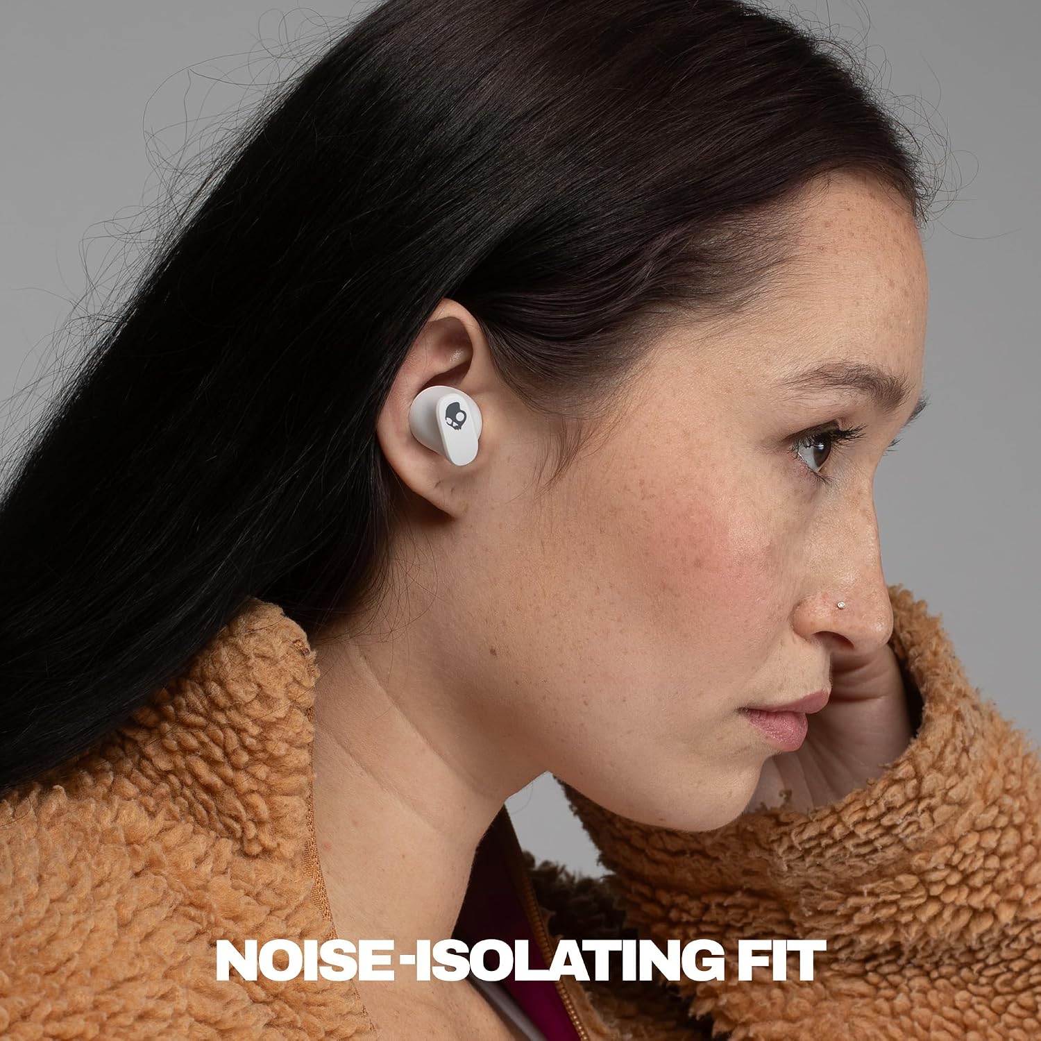 Detalle de Skullcandy Smokin’ Buds 360 S2SPW-T001 Wireless Earbuds, Bone, IPX4