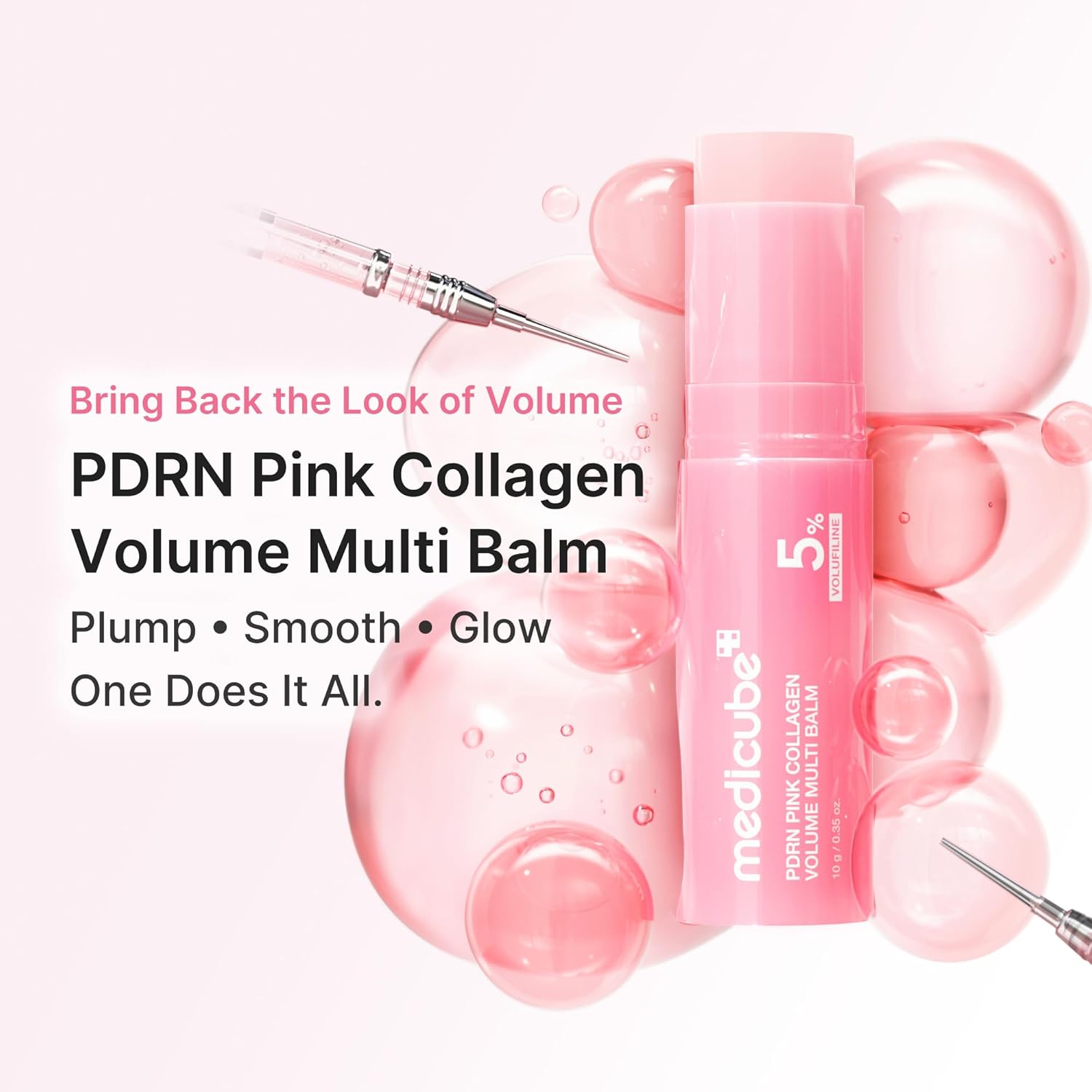 Detalle de medicube PDRN Pink Collagen Volume Multi Balm Stick