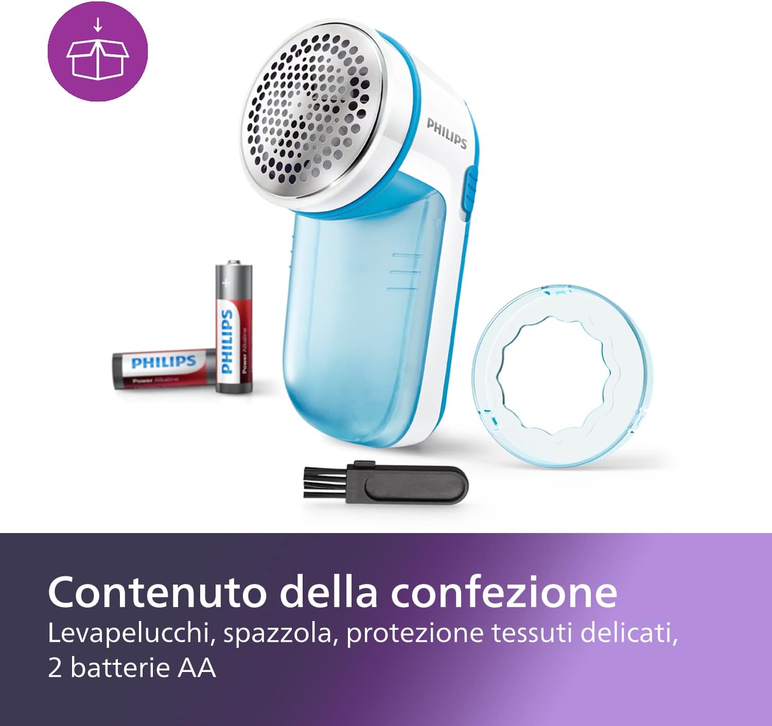 Thumbnail 1 de Philips Leva Pelucchi GC026/00 – Rimuove Pelucchi da Tutti i Tessuti con Lama Veloce