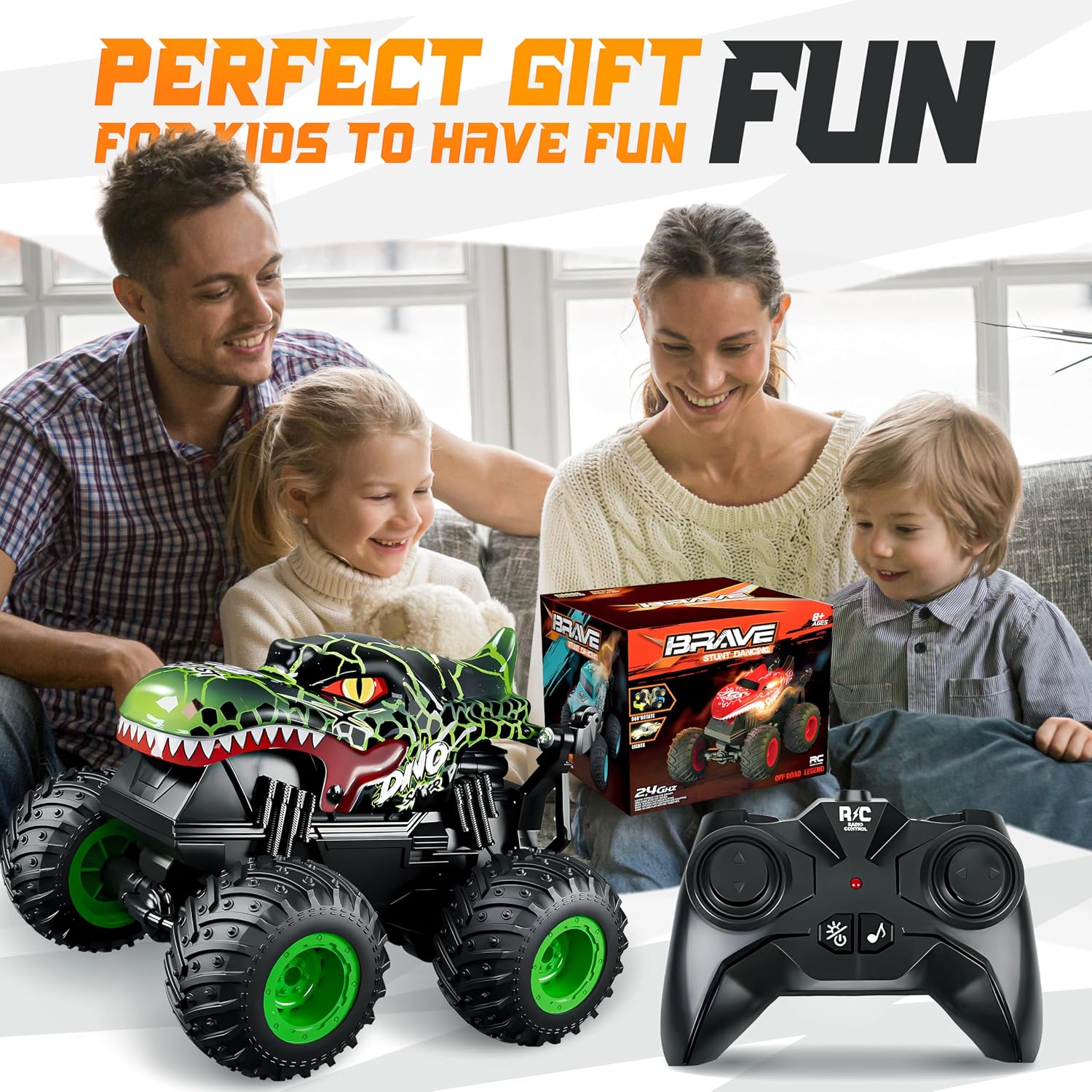 Thumbnail 6 de BEZGAR Remote Control Monster Truck 1:20