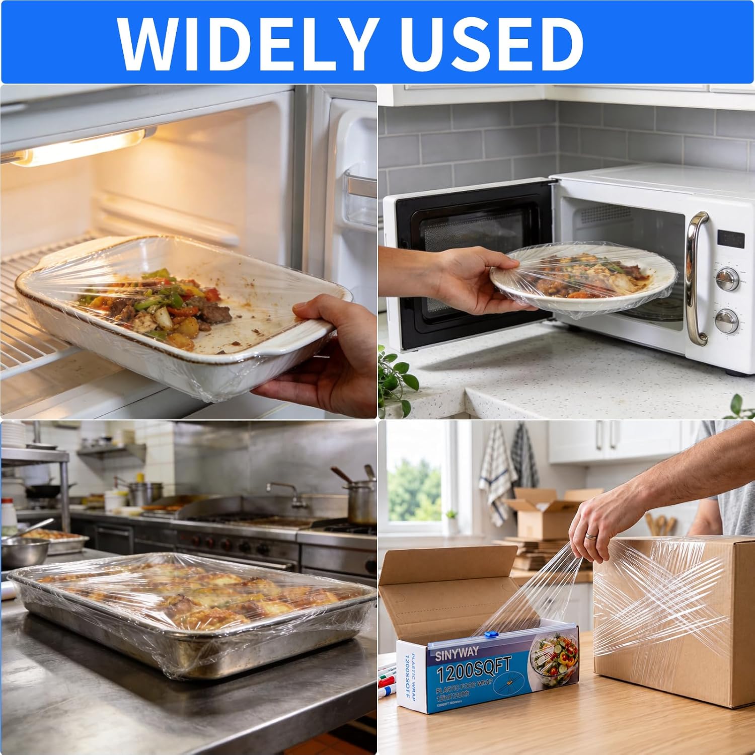 Detalle 1 de Plastic Wrap with Slide Cutter, 12-Inch Roll