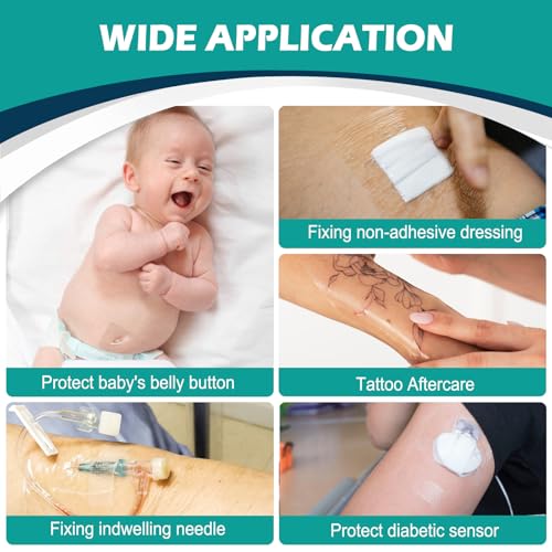 Thumbnail 3 de YHOVID Transparent Film Dressing 4" x 4.75" (Box of 30): Waterproof, Hypoallergenic Wound Care