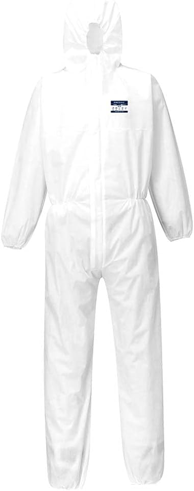 Portwest Combinaison BizTex® SMS type 5/6 Blanche (4XL) – barrière contre particules et aérosols légers