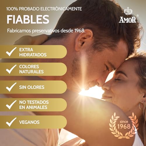 Detalle 2 de Préservatifs AMOR NATURE Premium, 50 pièces, Ø 57 mm ⚙