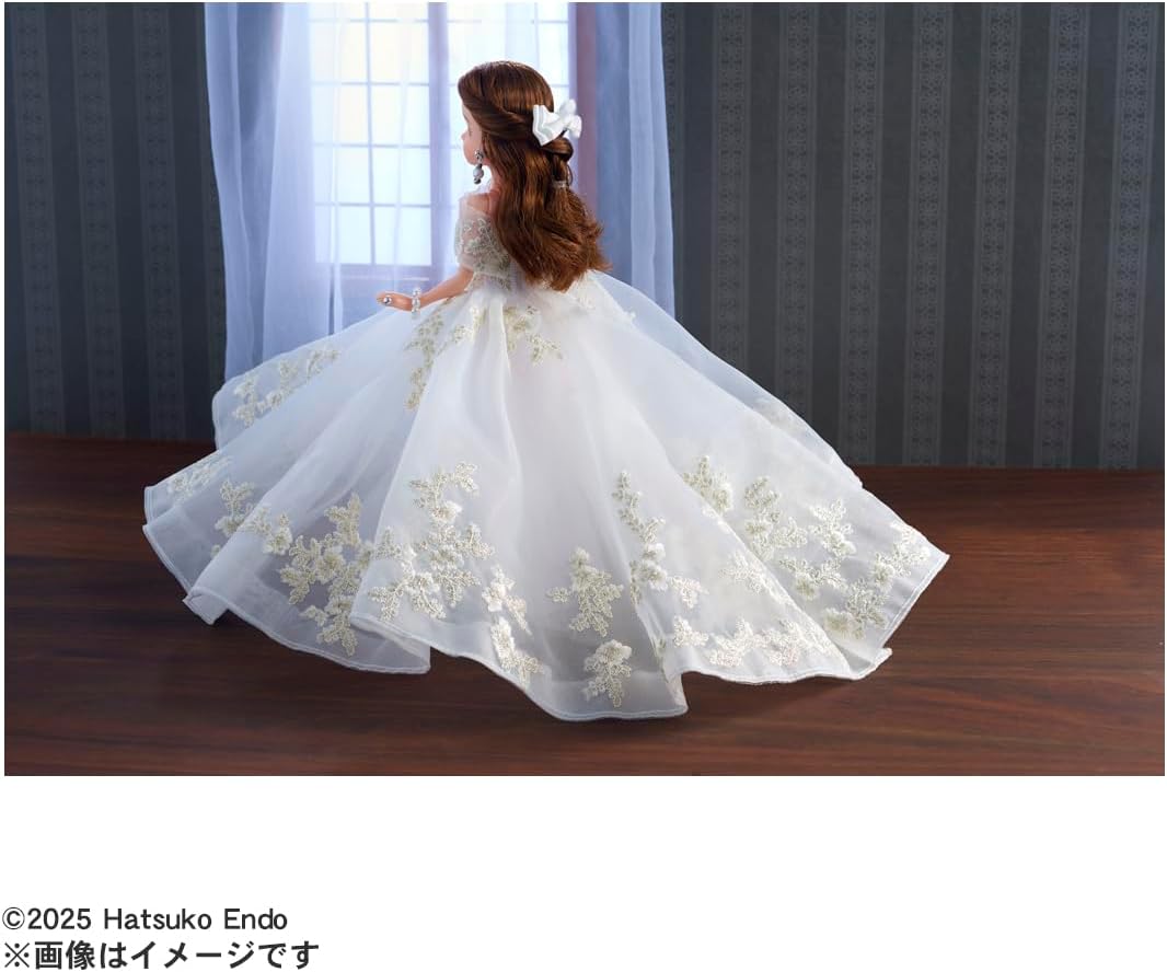 Thumbnail 6 de タカラトミー Photogenic Rica Hatsuko Pea Wedding Style フォトジェニックリカ 可動ボディドール