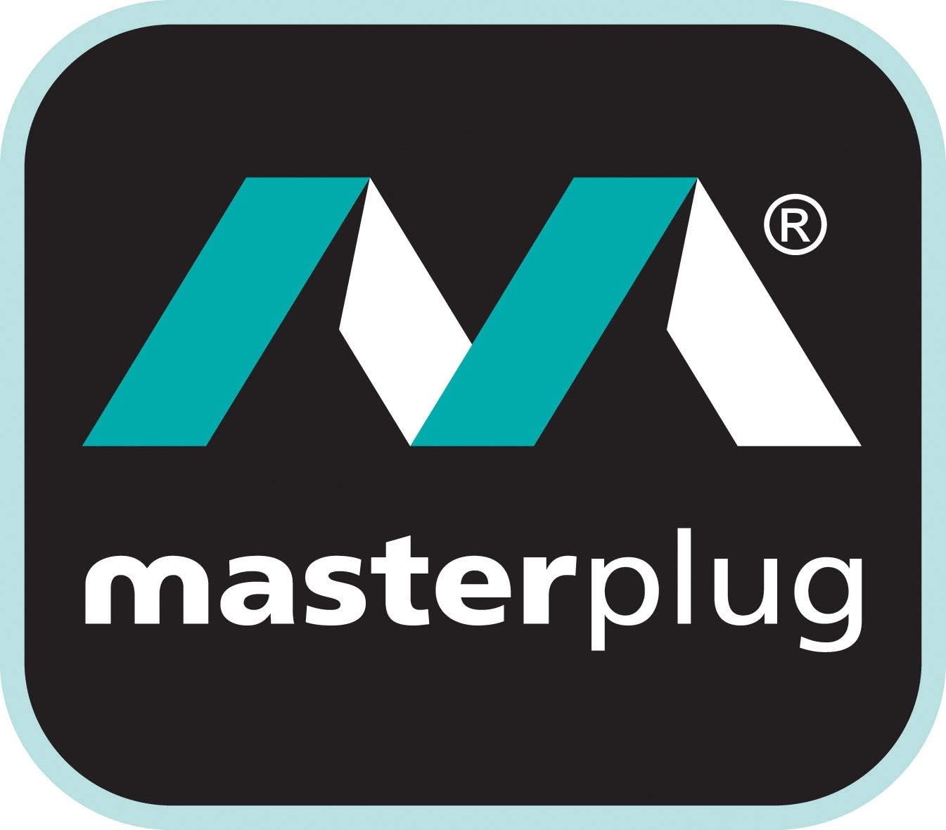 Detalle 1 de Masterplug ELS134B-01 Permaplug Four Socket Trailing Socket (13A) – Wall-mount Ready, Black