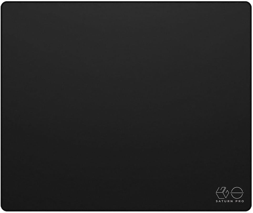 Thumbnail 1 de Lethal Gaming Gear Saturn Pro Xsoft XL : tapis de souris gaming en tissu noir (490 x 420 x 4 mm)